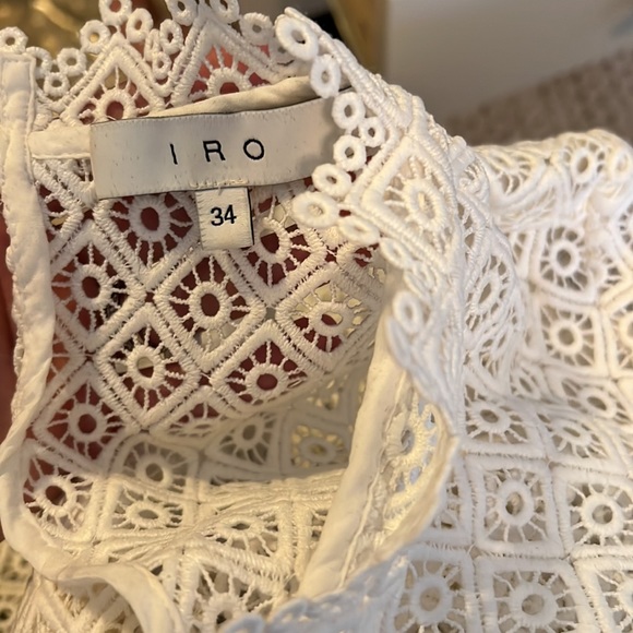 IRO
Lace Pattern Mock Neck Blouse - Picture 6 of 6